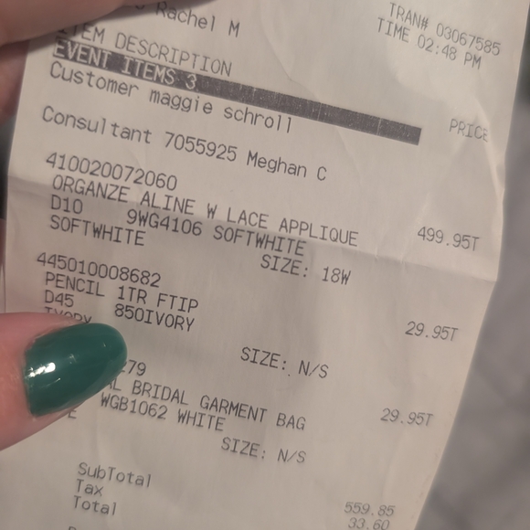 Elegant White Lace Wedding Dress - Picture 7 of 10